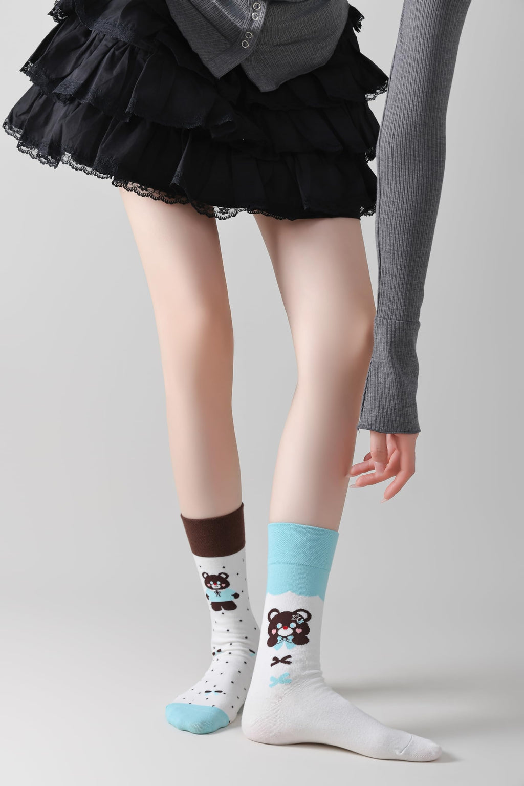 Little Bear in the Raindro Socks
