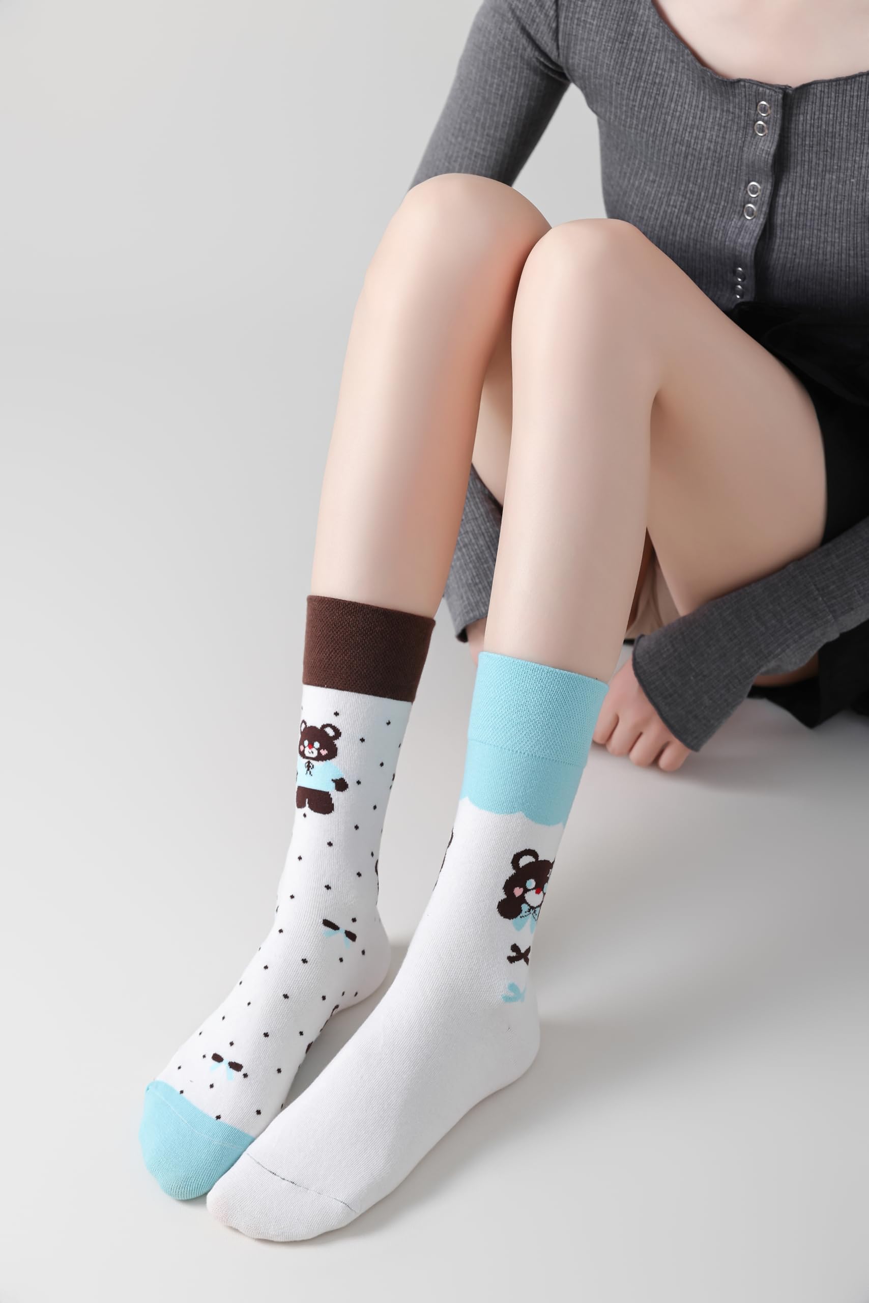 Little Bear in the Raindro Socks